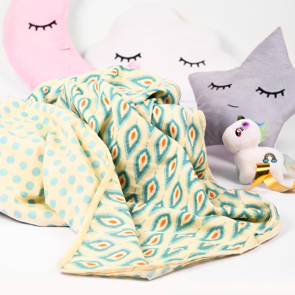 Ikat Glow Baby Blanket