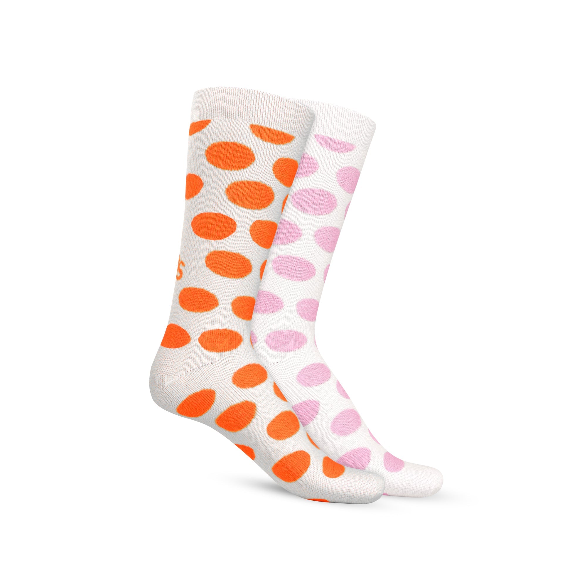 Crew – Dotty Dancing – Orange, Pink – Set of 2
