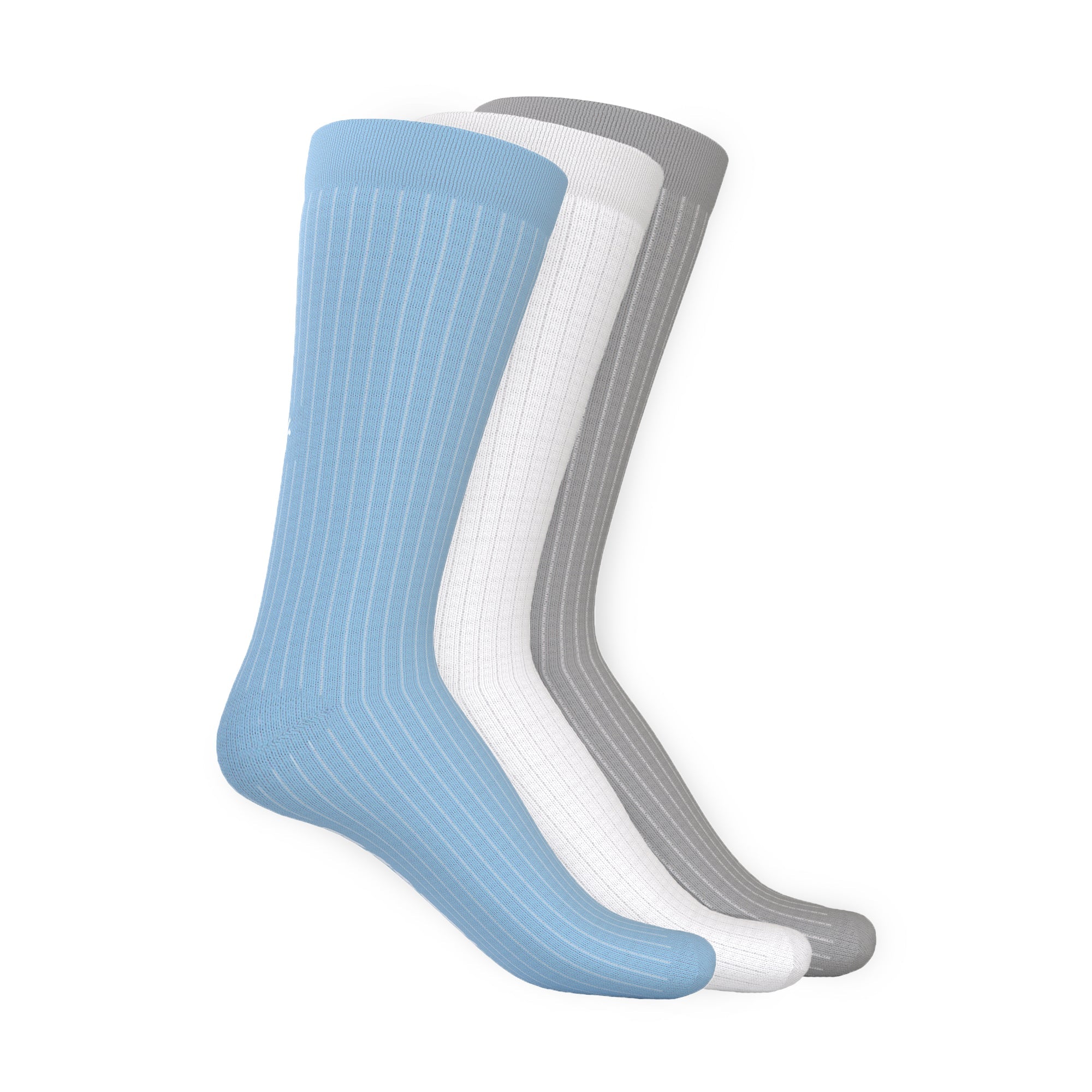 Crew – Ever Ready – Sky Blue, White, Grey – Set of 3