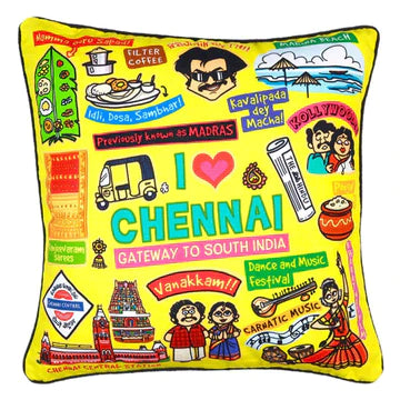 Chennai Coloured Cushion Cover