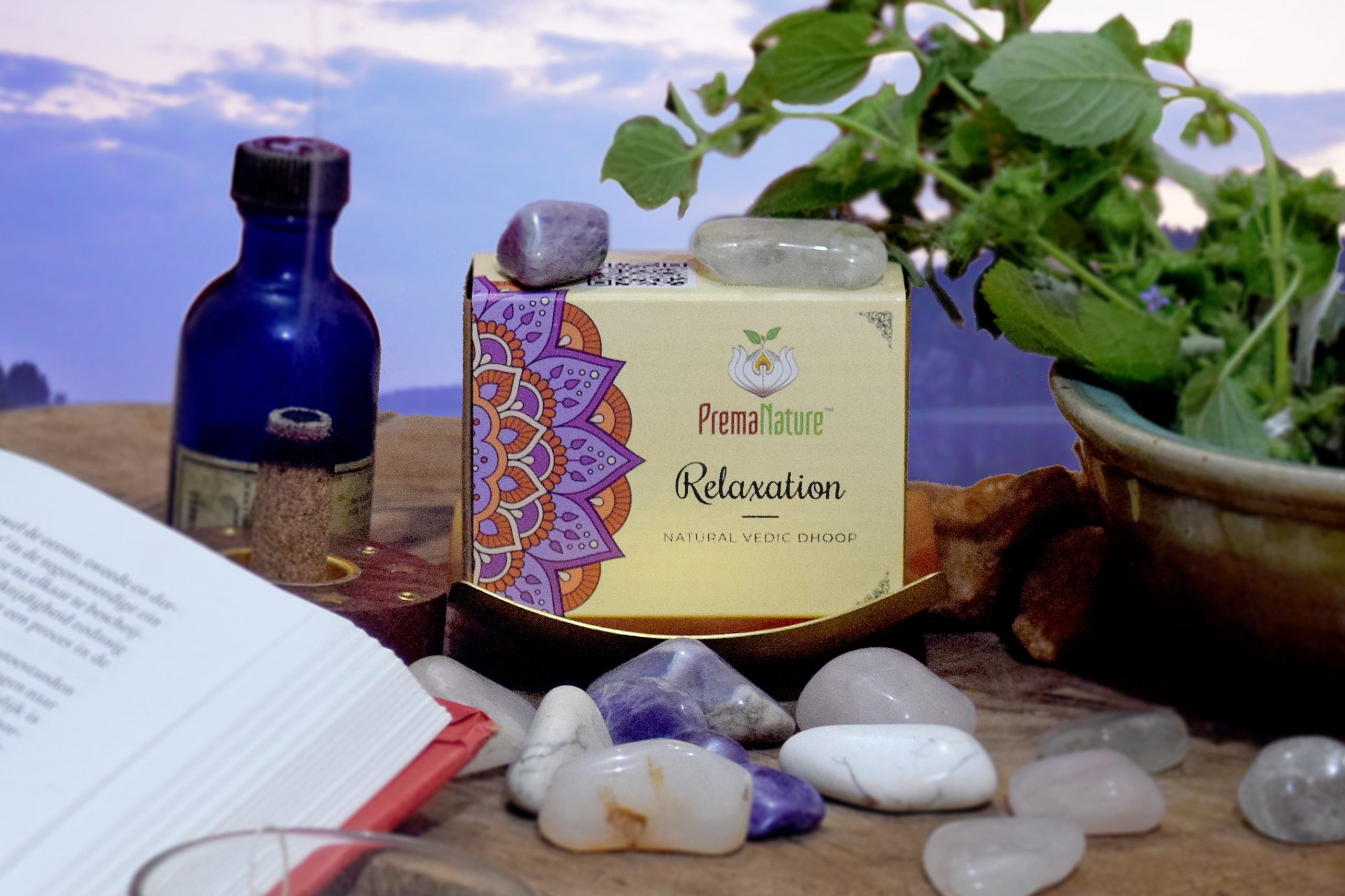 Natural Vedic Sambrani  Relaxation  16 pcs