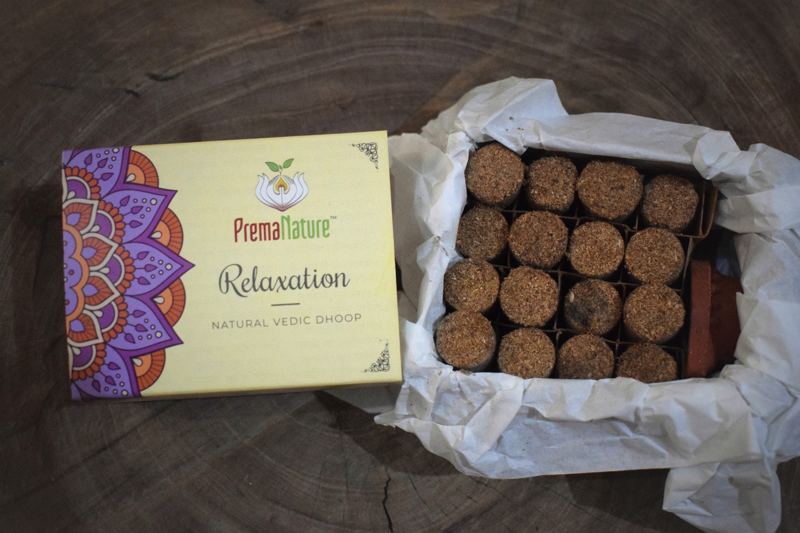 Natural Vedic Sambrani  Relaxation  16 pcs
