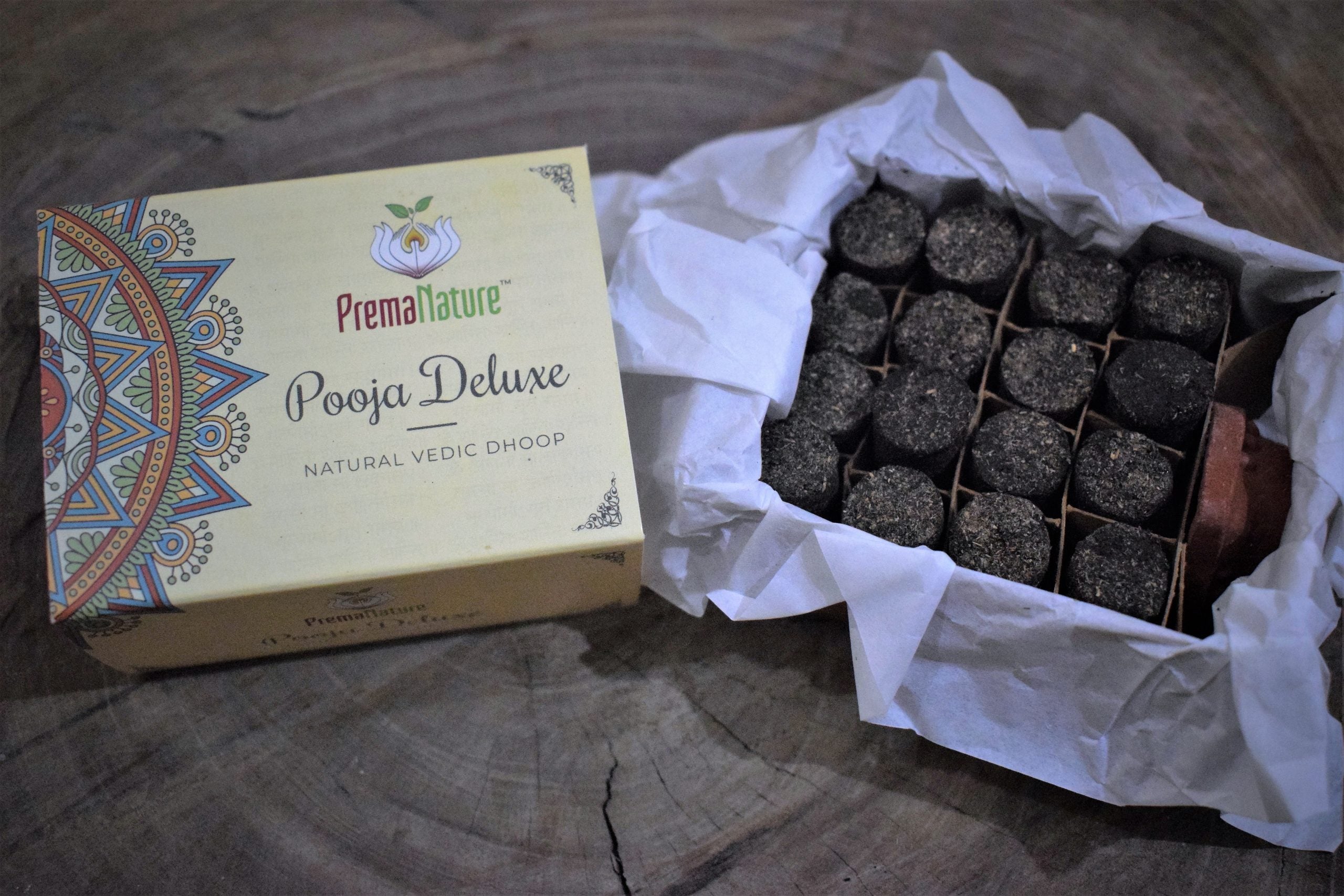 Natural Vedic Sambrani  Pooja Deluxe  16 pcs