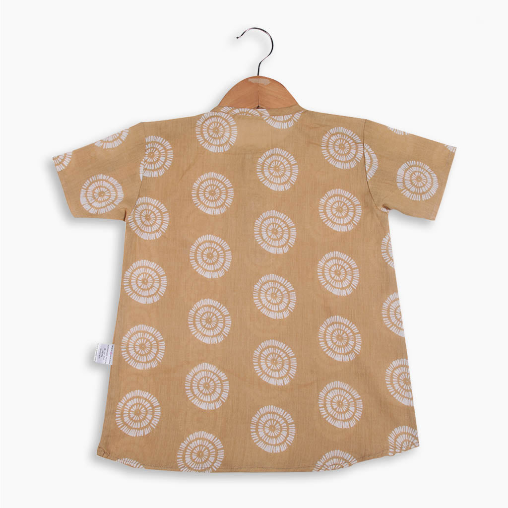 Short Sleeve Kurta - Dreamy Beige