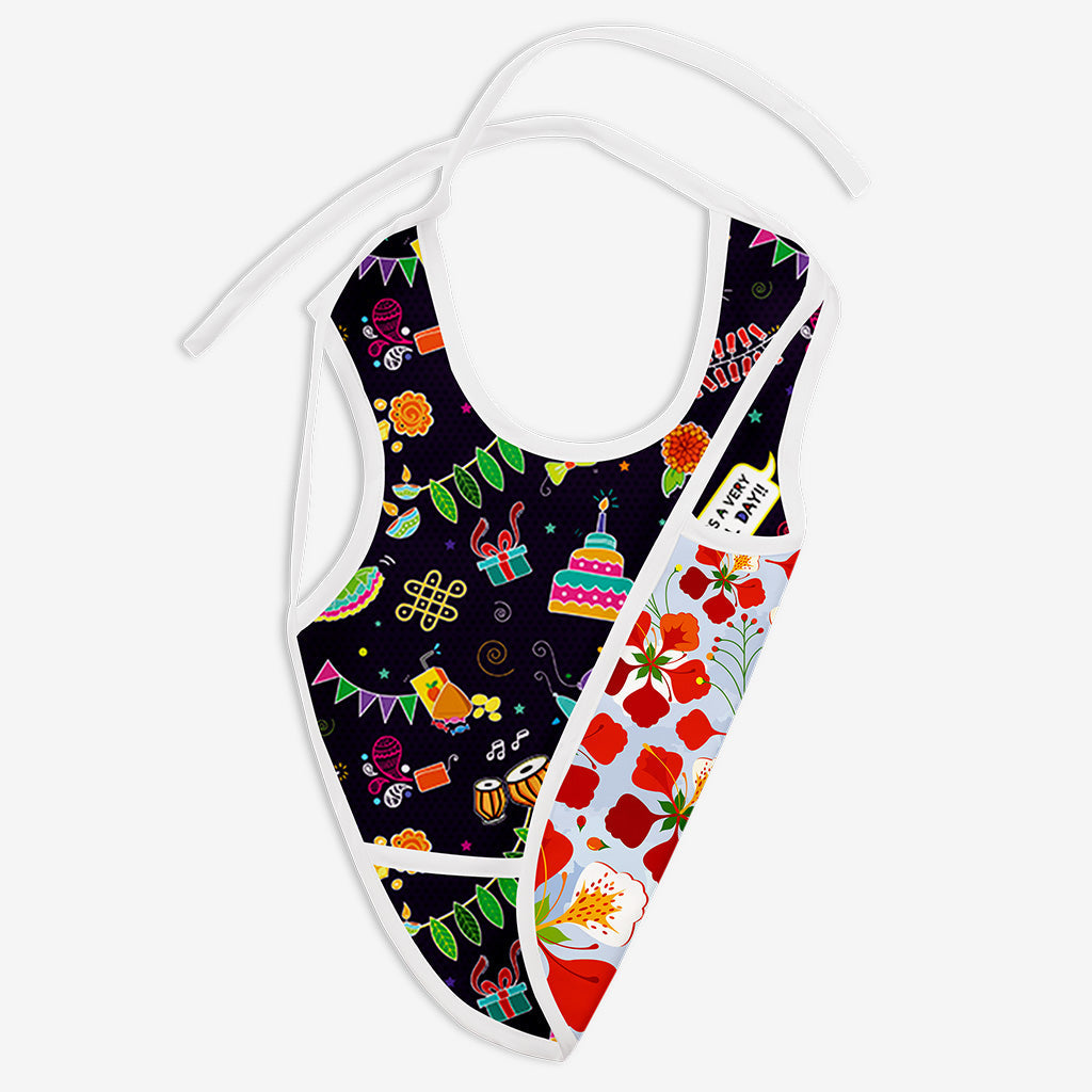 Festoon and Gulmohar - Waterproof Cloth Bib