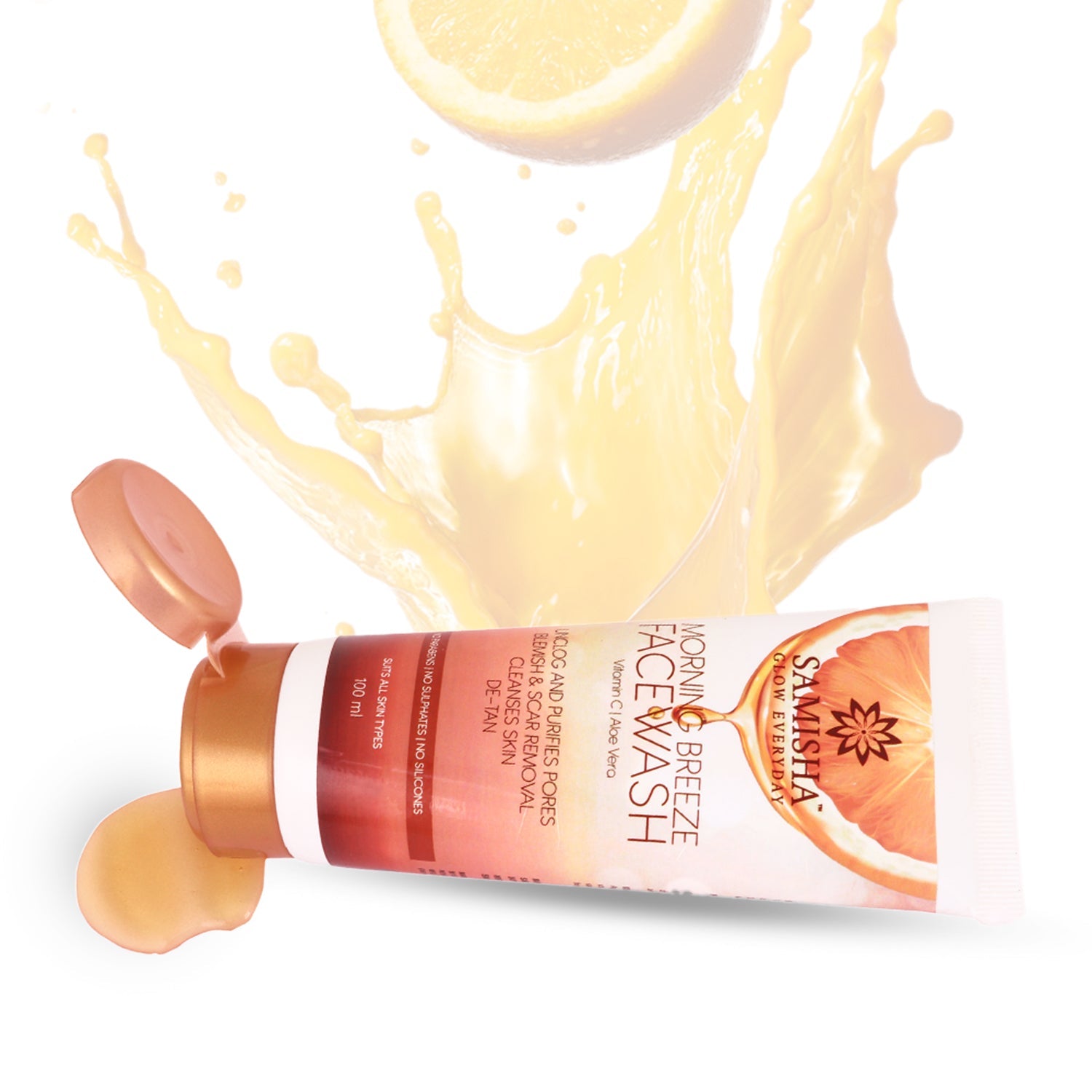 Samisha Organic Ultimate Vitamin C Face Combo (Face Wash + Face Serum)