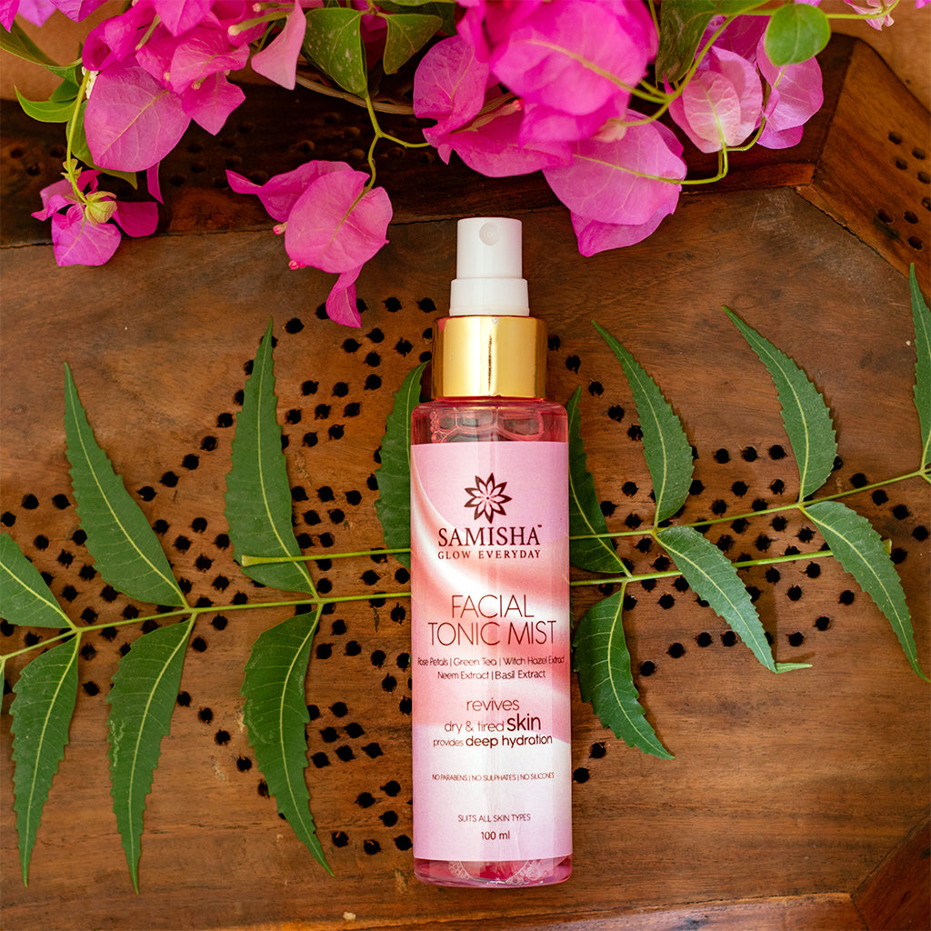Facial Tonic Mist | Natural Rose Water Spray For Healthy And Glowing Complexion, 100 ML