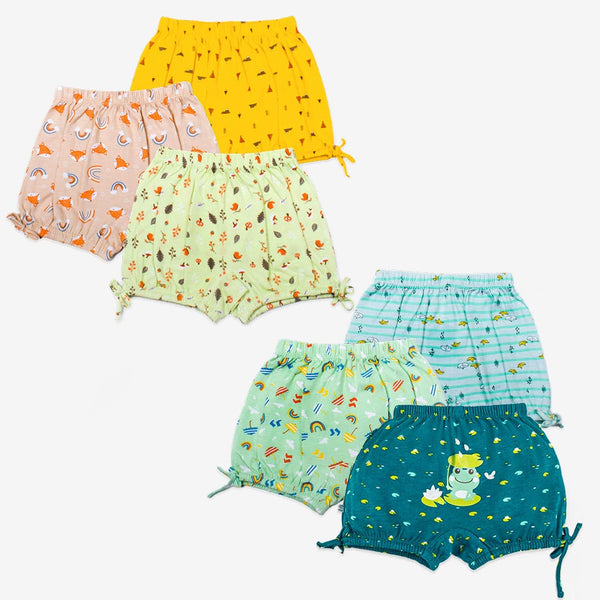 Unisex Toddler Bloomer -6 Pack (Rainy Poppins - Woody Goody)