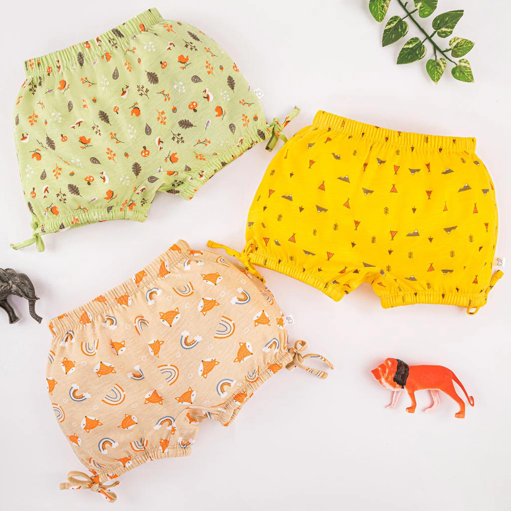 Unisex Toddler Bloomer -6 Pack (Rainy Poppins - Woody Goody)