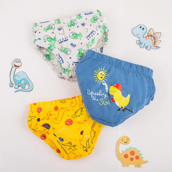 Unisex Toddler Briefs -3 Pack (Finding Dino)