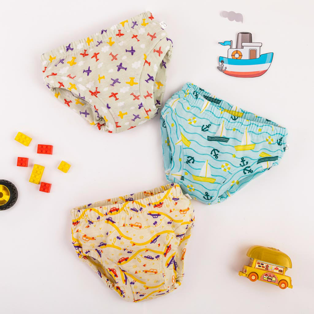 Unisex Toddler Briefs -3 Pack (Kid's Day Out)