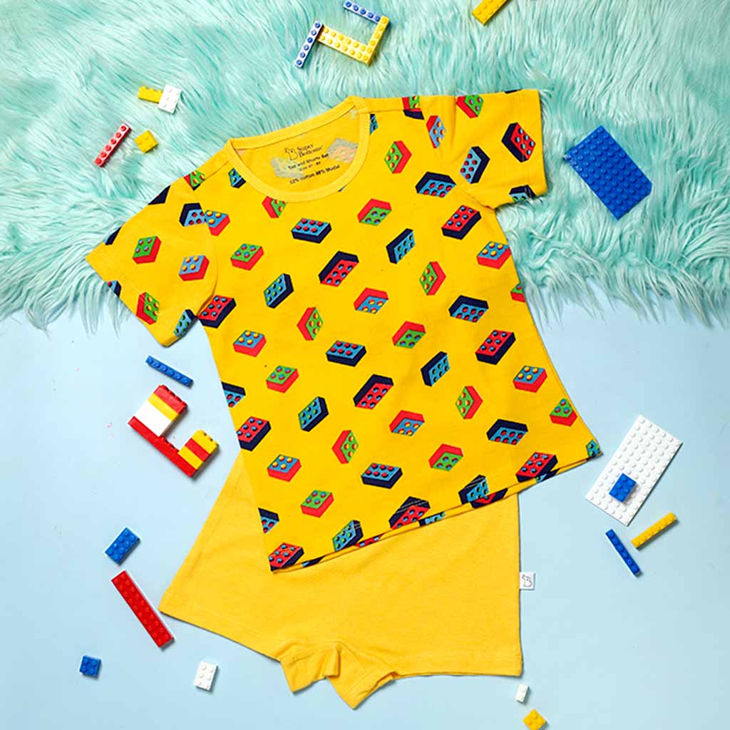 Short Sleeve Top & Shorts Set - 2 pack - Furry Love - Lego Pop