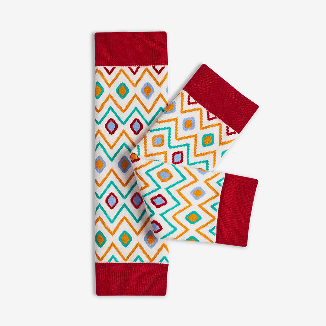 Ikat Chevron -Warmer