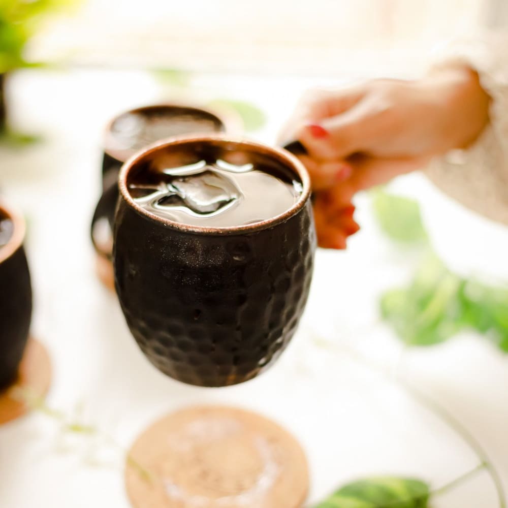 Antique Black Copper Mug (Pack of 1)