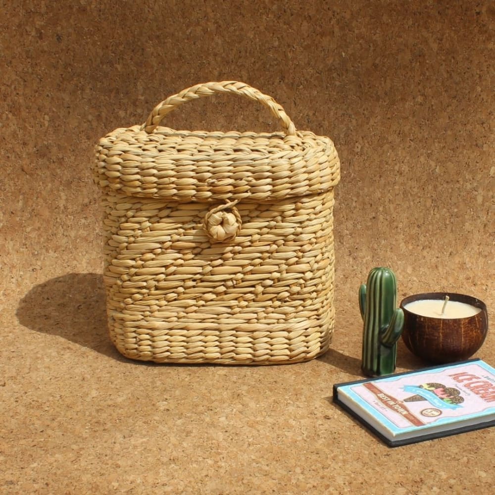 Water Reed (Kauna Grass) Hand Bag