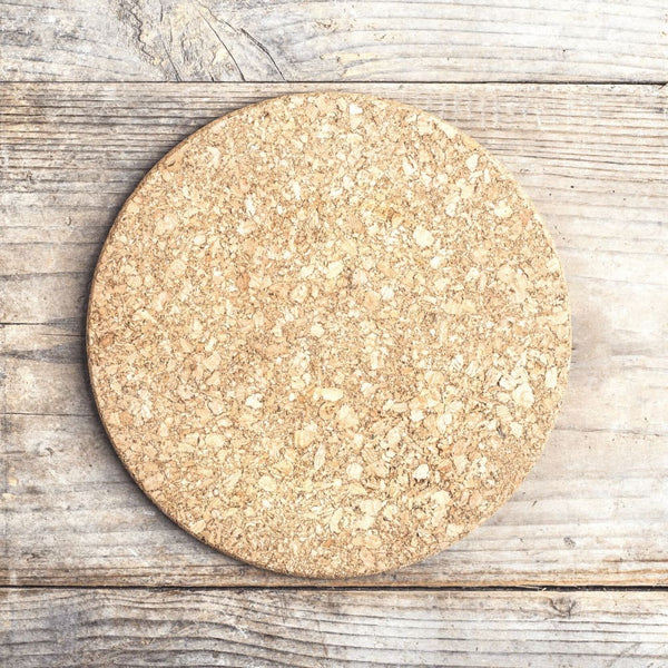 Heat Resistant Cork Trivets Pack of 2 (Round)