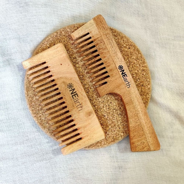 Detangling Shower(Wide Tooth) Comb+ Handle Comb