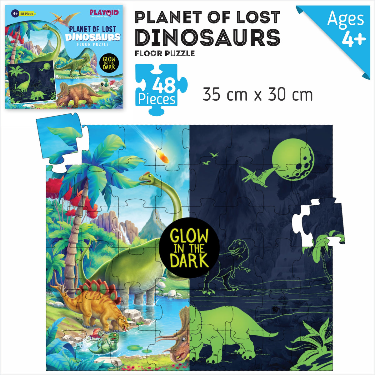 PLANET OF LOST DINOSAURS - GLOW IN THE DARK