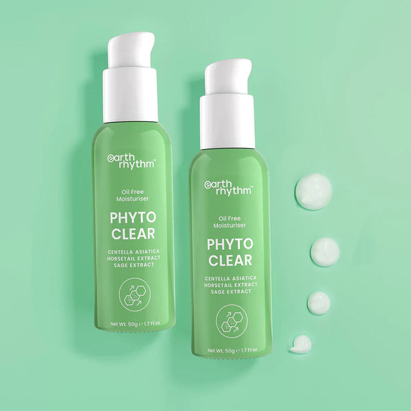 Phyto Clear - Oil Free Moisturiser
Centella Asiatica
Horsetail & Sage Extract