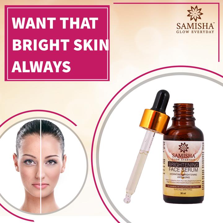 Samisha Organic Morning Breeze Vitamin C Facewash, Vitamin C Serum and Facial Cleansing Milk Trio Pack