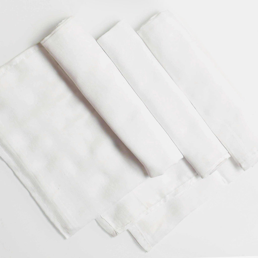 White Swaddle Set- Pack of 3
