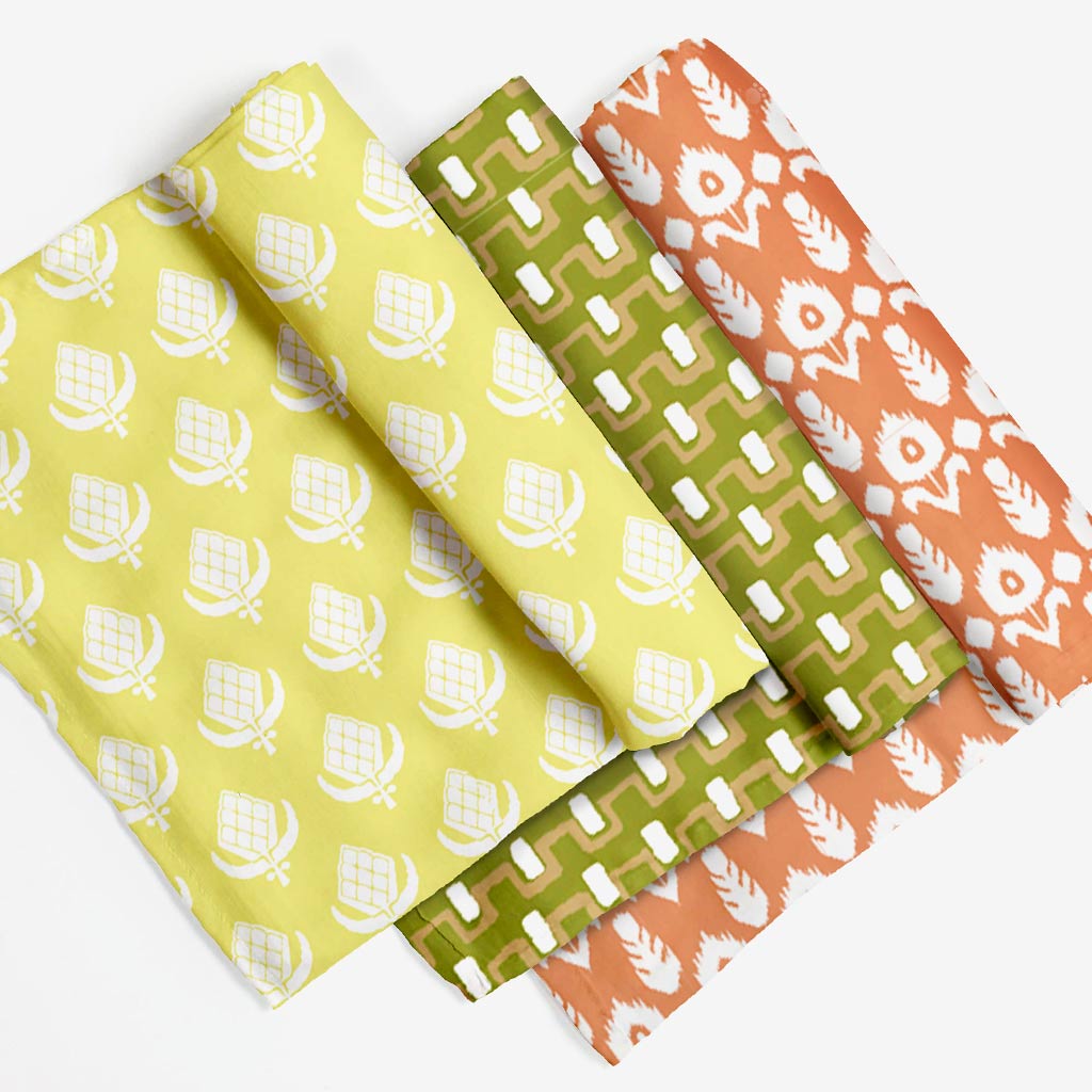 Buta Blow Swaddle Set- Pack of 3