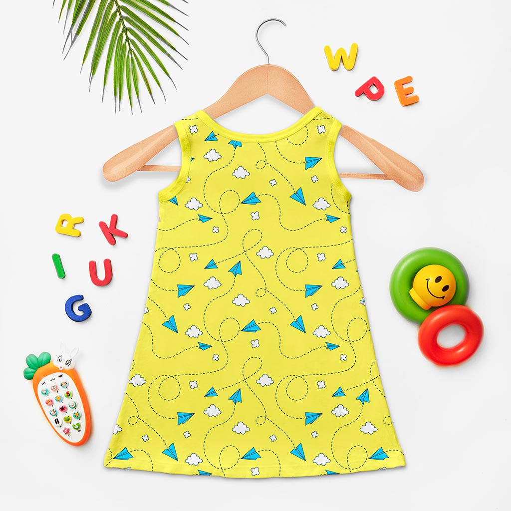 A-line Dress - Airplane