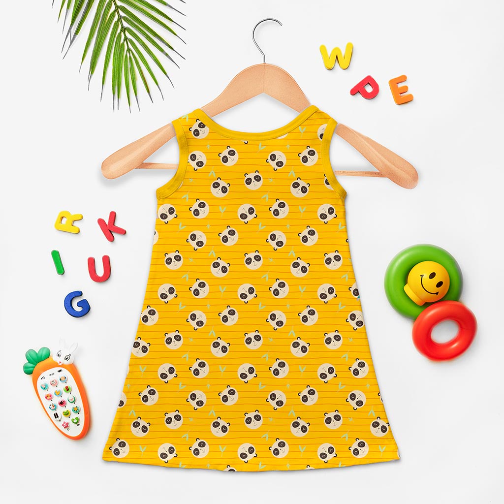 A-line Dress - Panda