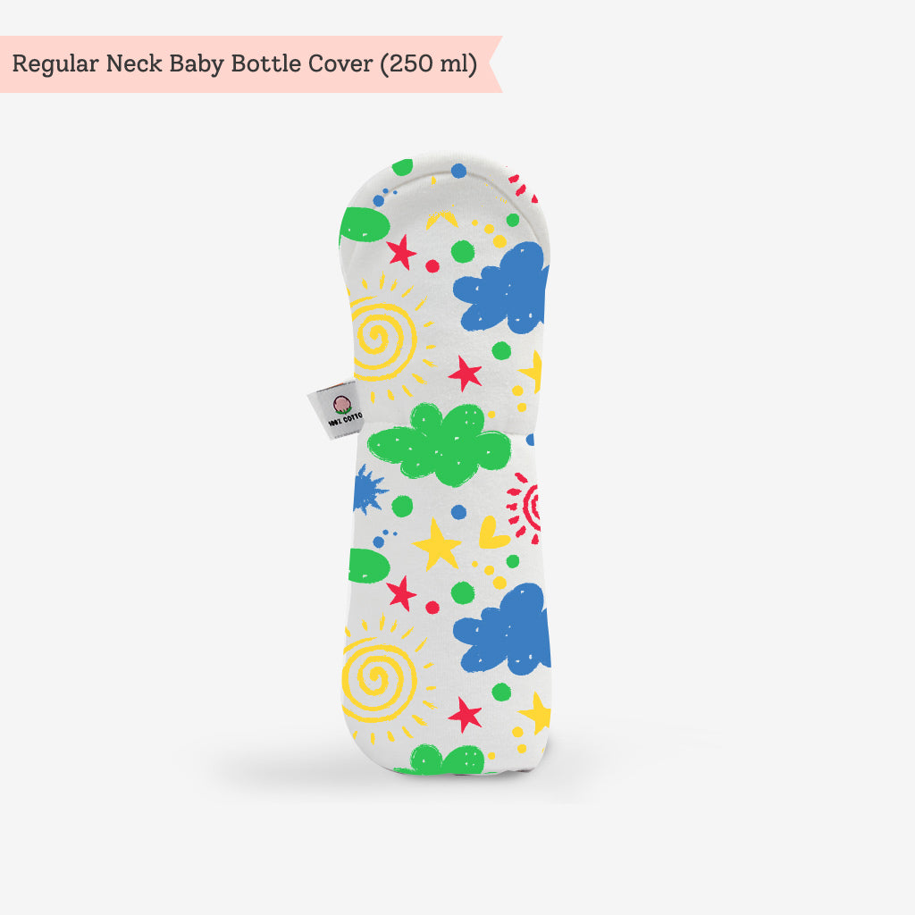 Regular Neck Baby Bottle Covers (250ml) - Pack of 2