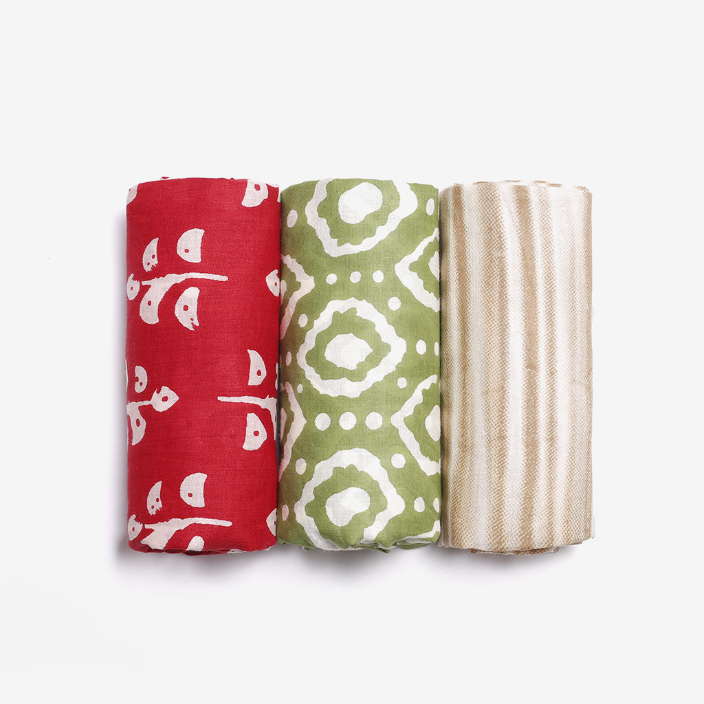Midnight Twirl Swaddle Set