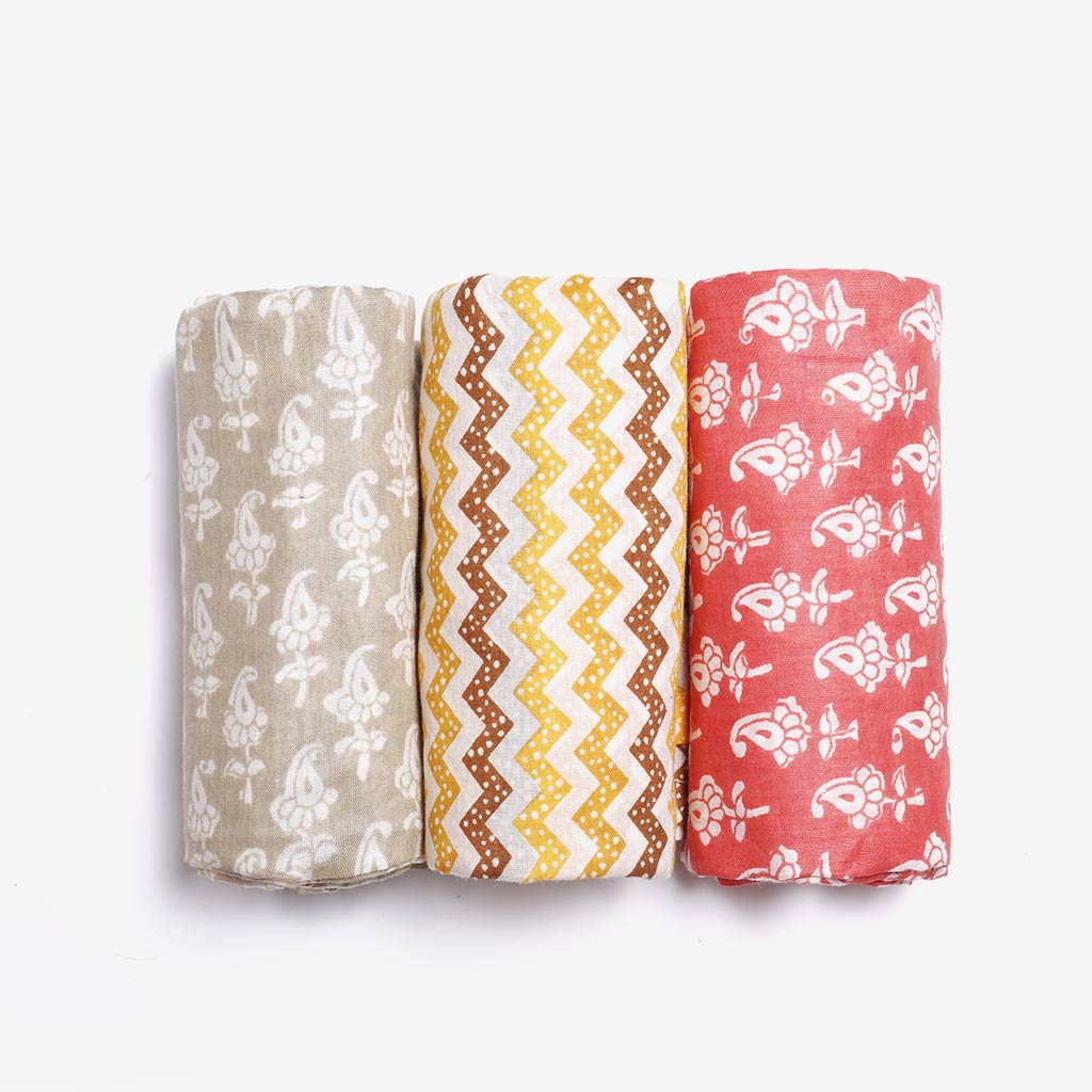 Paisley Summer Swaddle Set