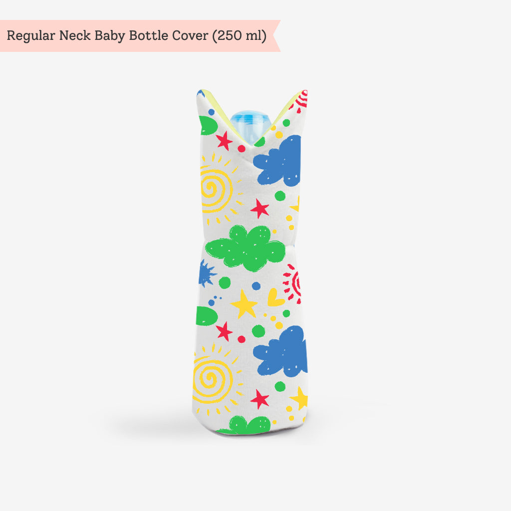 Regular Neck Baby Bottle Covers (250ml) - Pack of 2