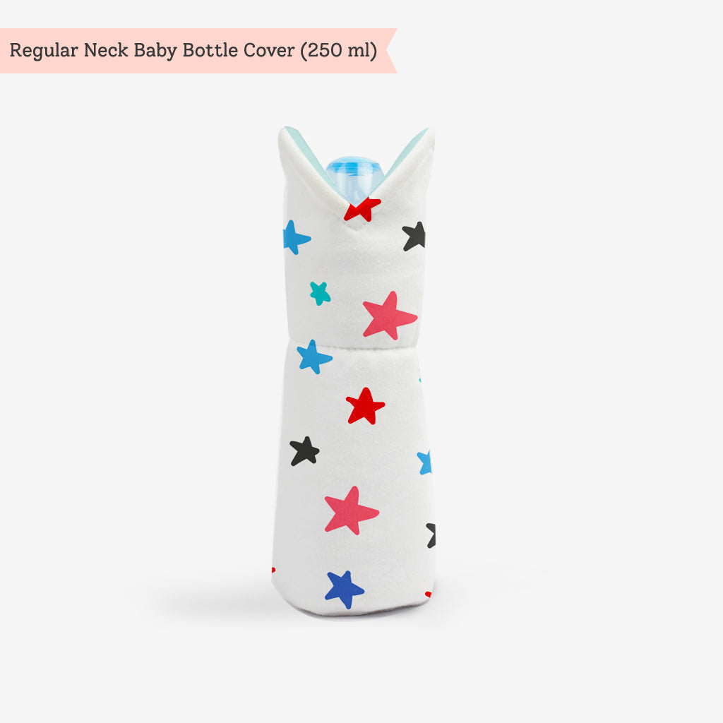 Wide Neck Baby Bottle Covers (250ml) - Pack of 2
