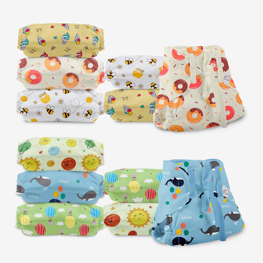 Choose Size and Print for 12 Dry Feel Langot | Emusa Sustainable 