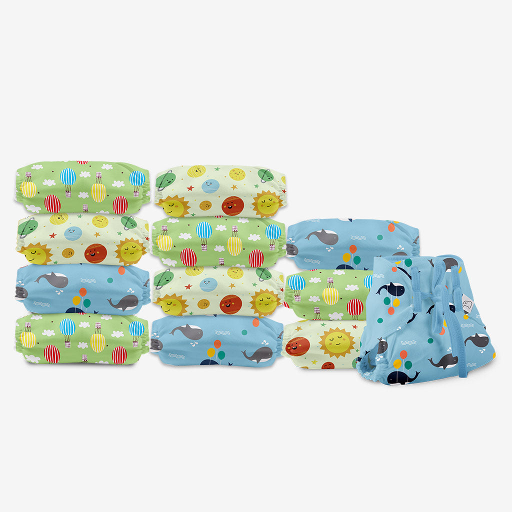 Choose Size and Print for 12 Dry Feel Langot | Emusa Sustainable 