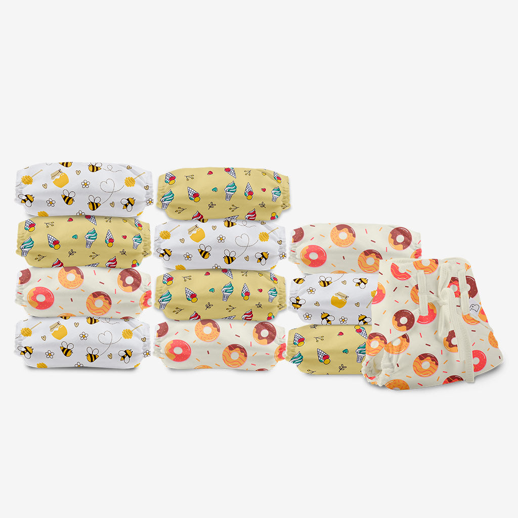 Choose Size and Print for 12 Dry Feel Langot | Emusa Sustainable 