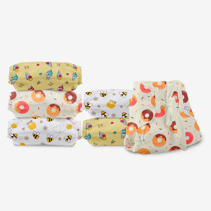 Assorted Dry Feel Langot | Organic Cotton Langots for babies | SuperBottoms | Emusa Sustainable 