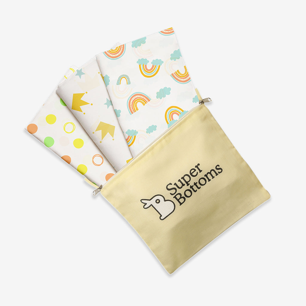 Sparkle and Shine Swaddle Set - Pack of 3