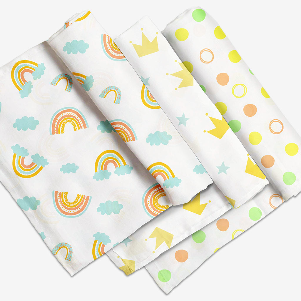 Sparkle and Shine Swaddle Set - Pack of 3
