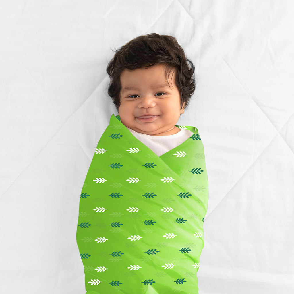 Minty Peach Swaddle Set- Pack of 3