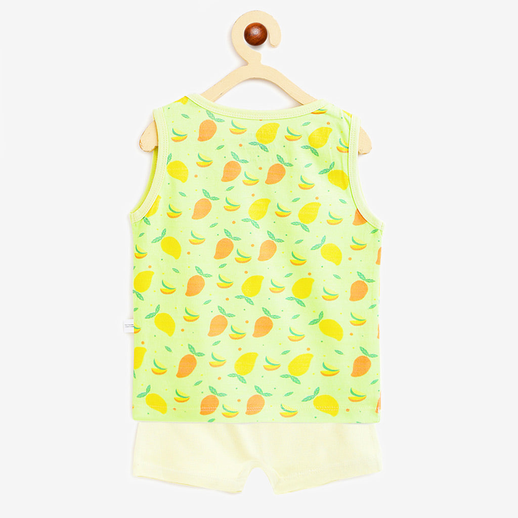 Top & Shorts Set - 2 pack - Mango Summers - Tie-Dye Blues