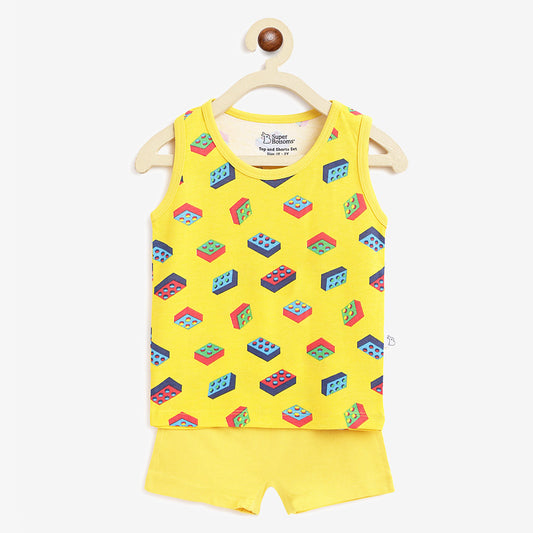 Top & Shorts Set - Buy 4 Get 1 FREE