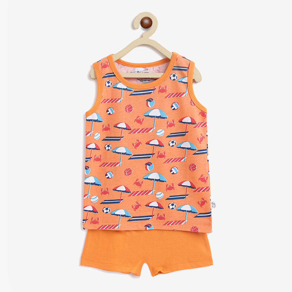 Top & Shorts Set - Sand & Sea