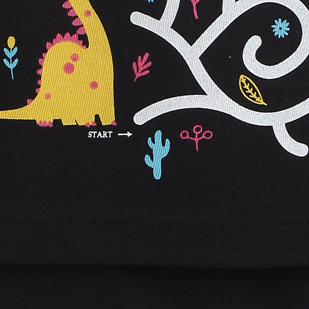 Glow Top & Shorts Set - Dino-A-Maze