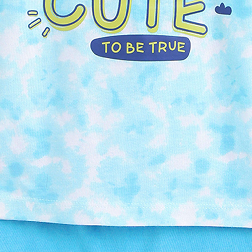 Top & Shorts Set - PACK OF 3 - All Smiles - Furry Love - Tie-Dye Blues