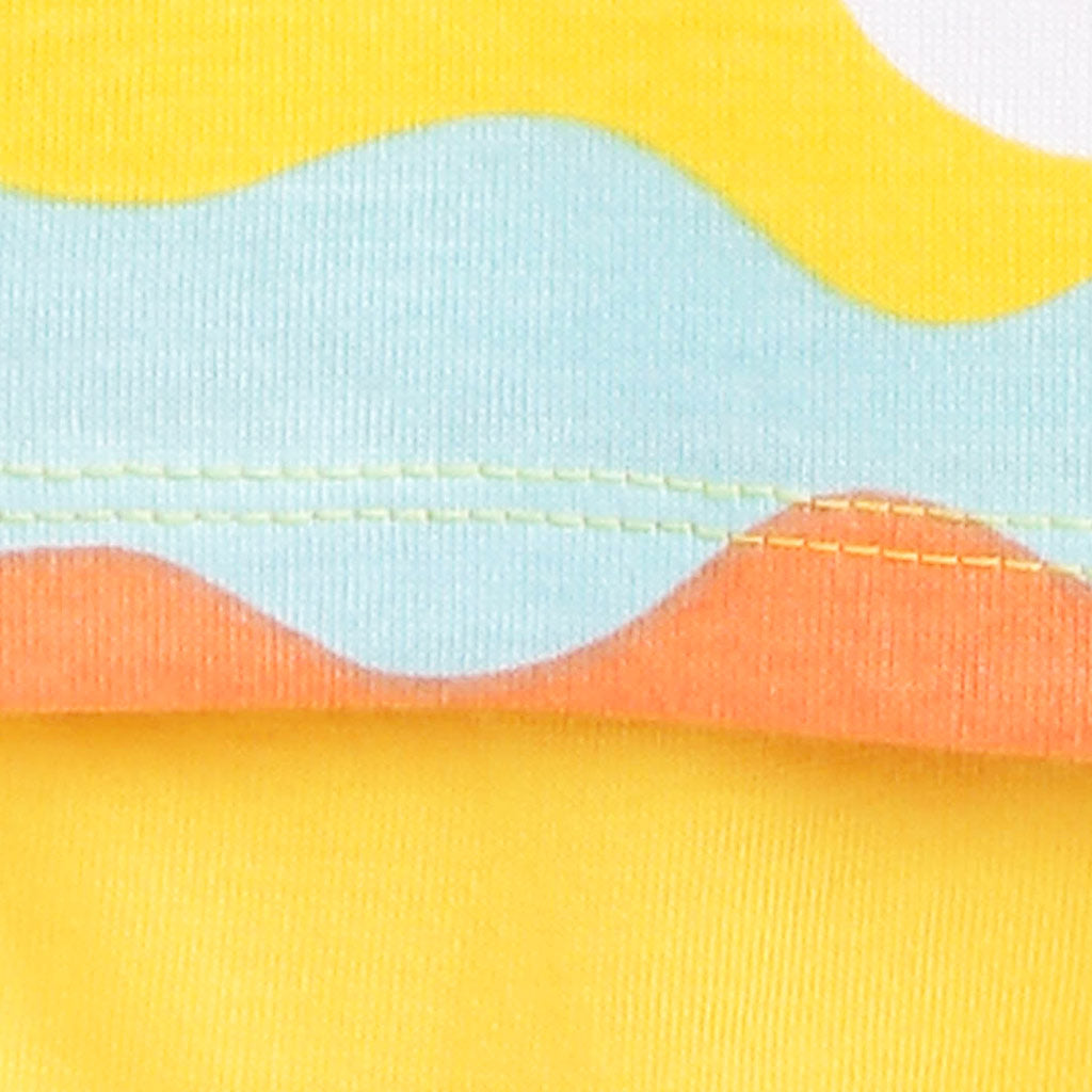 Top & Shorts Set - 2 pack - Colour Patch - Waves & Badges