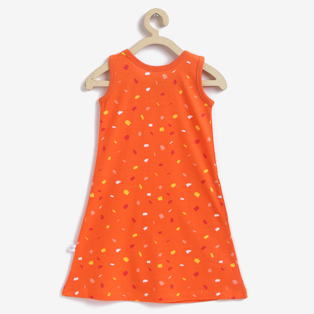 A-line Dress - Colour Patch