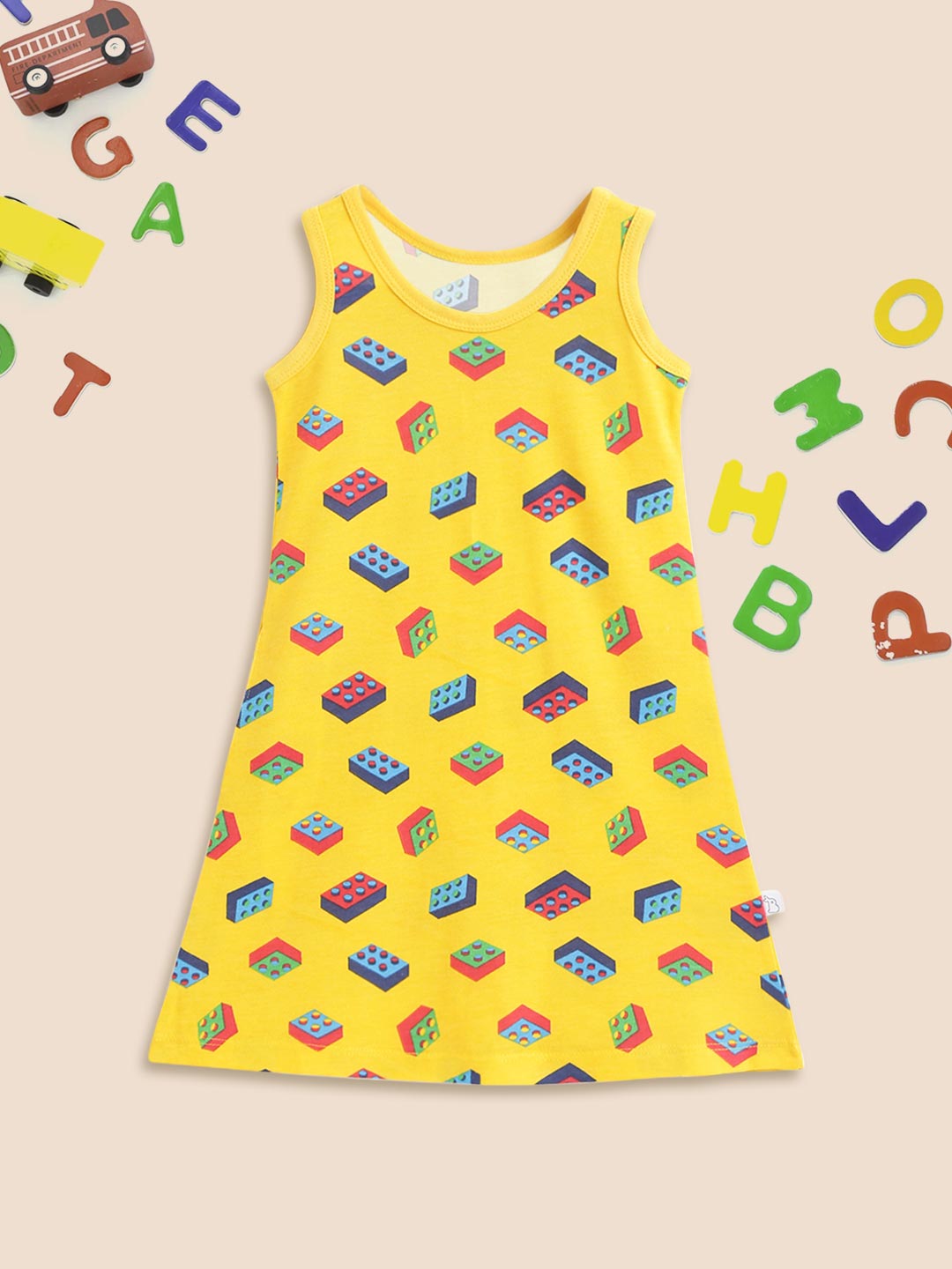 A-line Dress - 3 pack - Lego Pop - Little Letters - Dancing Dreams
