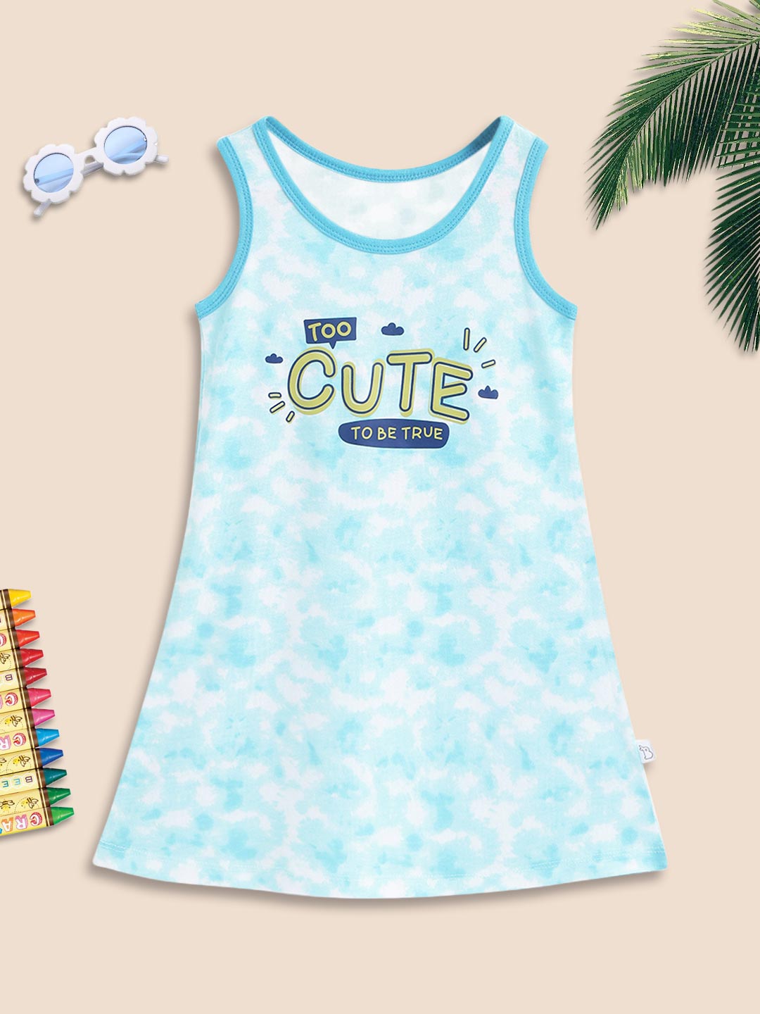 A-line Dress - 3 pack - All Smiles - Furry Love - Tie-Dye Blues