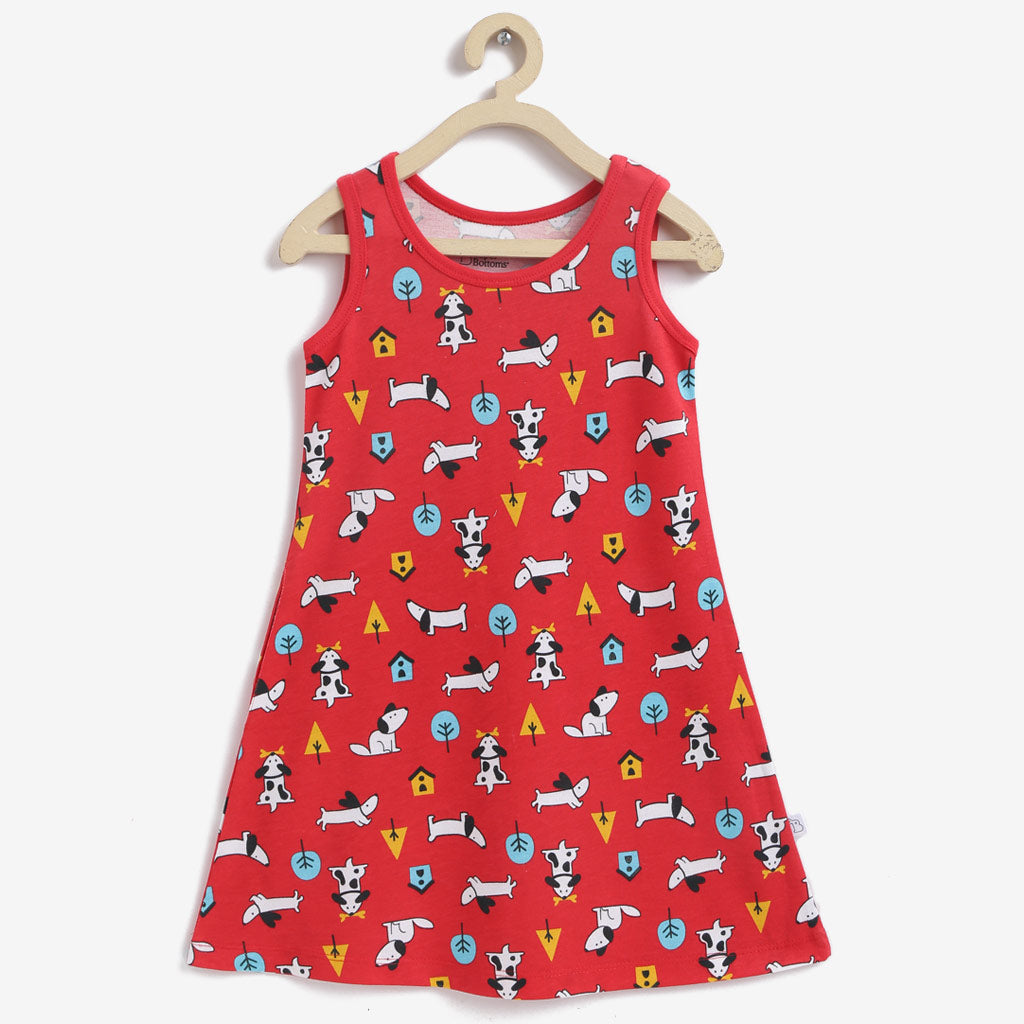 A-line Dress - 3 pack - All Smiles - Furry Love - Tie-Dye Blues